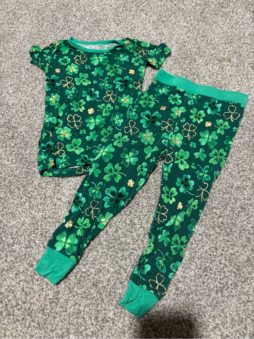 Little Sleepies St. Patrick’s Day Collection Pajama Set (18-24 mo)